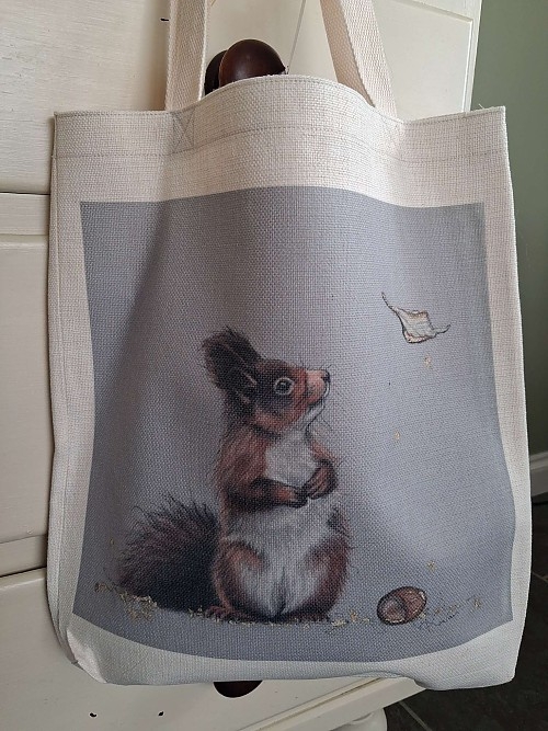 Squirrel Tote Bag. 