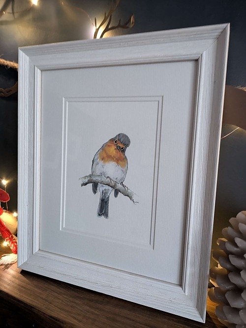 Original Robin painting. 