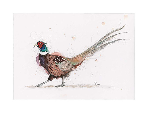 Pheasant Giclee Print. 