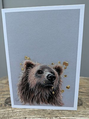 Aarti Bear greetings card.