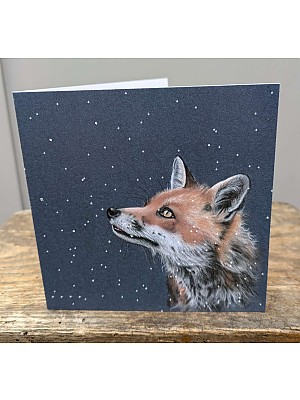 Fox Christmas card "Somewhere Out There".