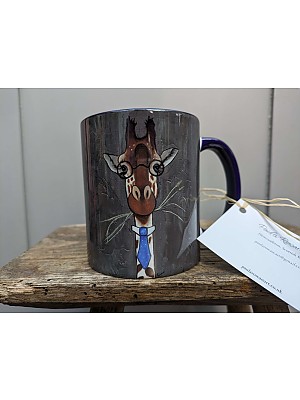 Blue Geoff Giraffe Mug
