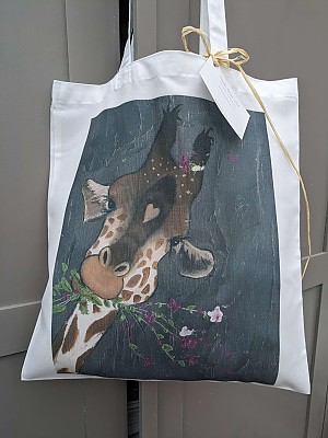 Giraffe tote bag, Did I Miss Something?