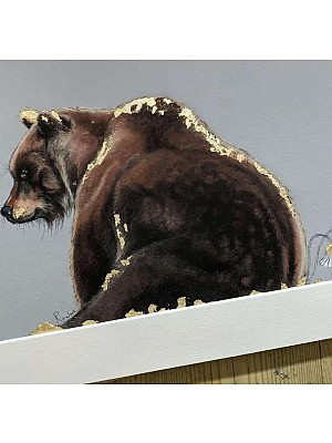 Bear giclee art print. 'Bear Behind'