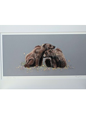 Bear Art Print, "Bear Hug".