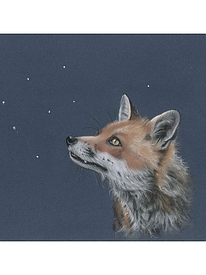 Fox Art Print, "Somewhere Out There".